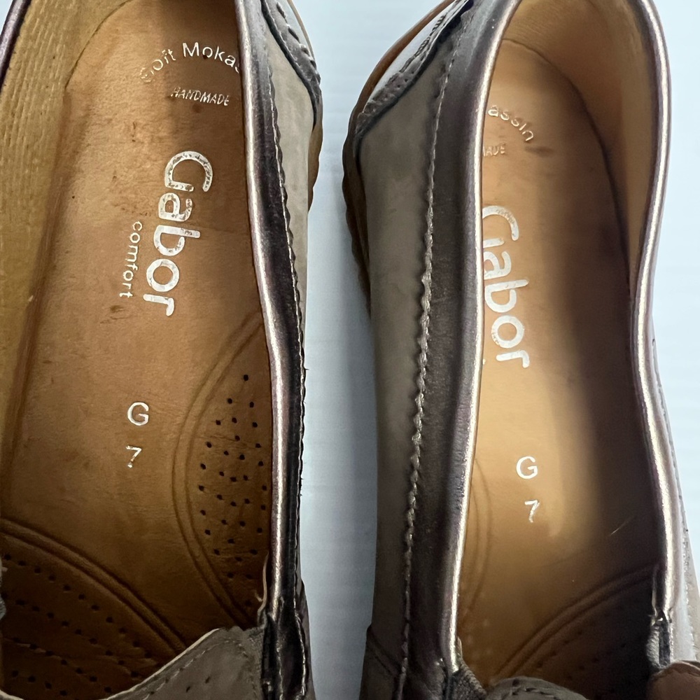 GABOR comfort Soft Mokassin Loafer women size 7 - Picture 5 of 9